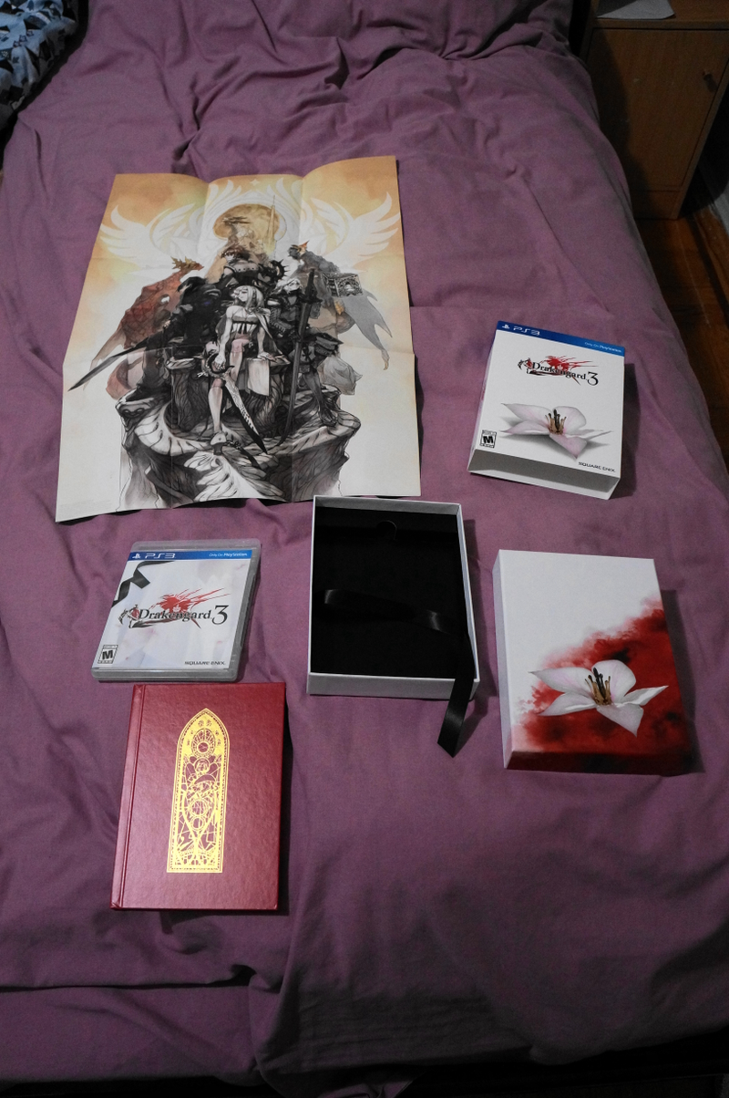 Illustration for article titled Drakengard 3 Collector Edition Unboxed